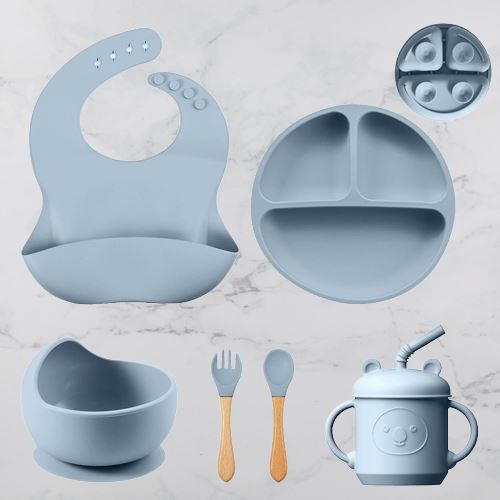 BabySet™ - Alimentation bébé set en silicone - Royaume du BB