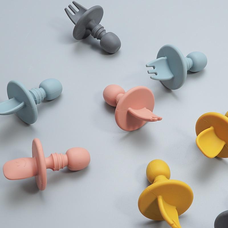 CuttieSpoon™ | Cuillère et fourchette pour bébé | Maman - Royaume du BB